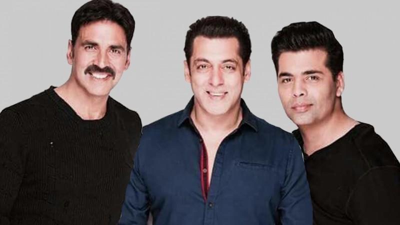 Akshay Kumar, Salman Khan, Karan Johar Akshay Kumar, Salman Khan, Karan Johar