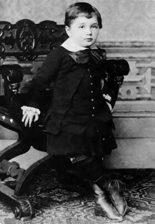 Einstein at the age of 3 in 1882. Einstein at the age of 3 in 1882