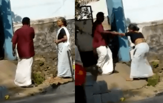 An old woman was attacked by a party worker in Aruvikkara. kerala, KS Sabarinadhan, aruvikkara