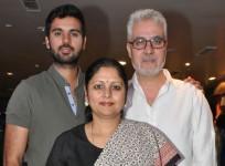 Nitin with Jayasudha and his son