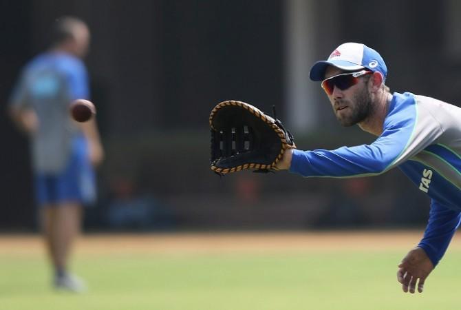 Glenn Maxwell Glenn Maxwell, Australia, India, Test series 2017, Ranchi