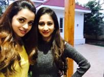 Bhavana with Manvitha Harish