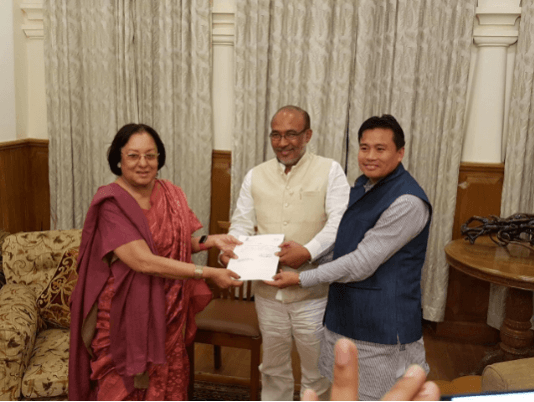 N Biren Singh of the BJP was sworn in as the Chief Minister of Manipur. N Biren Singh