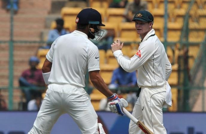 Virat Kohli and Steven Smith Virat Kohli, India, Steven Smith, Australia, third Test