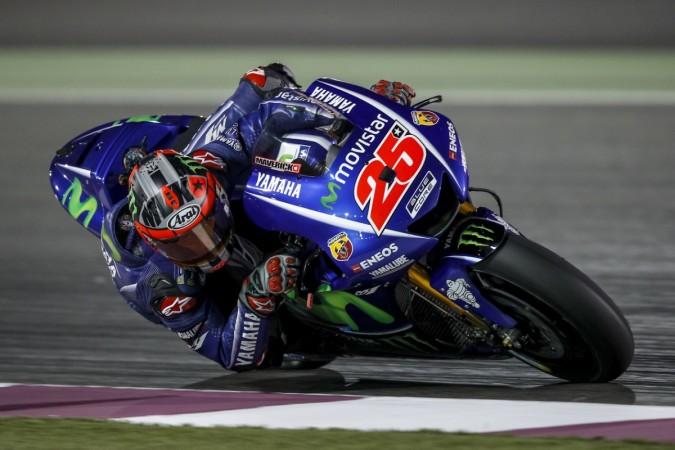 Maverick Vinales during Qatar test Maverick Vinales