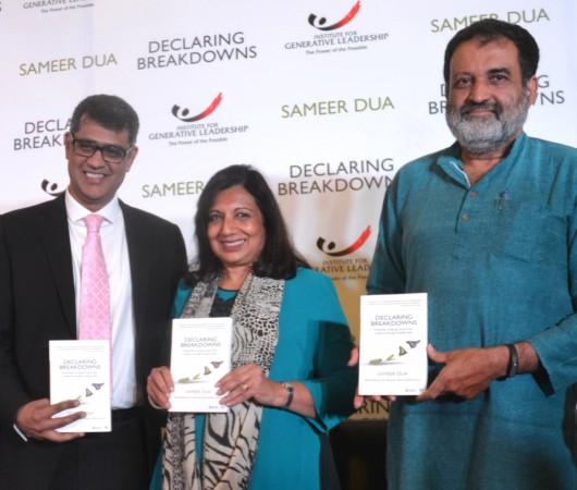 Former Infosys CFO and currently, Manipal Global Education Chairman TV Mohandas Pai (extreme right) at an event in Bengaluru on August 9, 2016. it jobs, it layoffs, it hiring, mohandas pai on it jobs, infosys hiring, tcs hiring