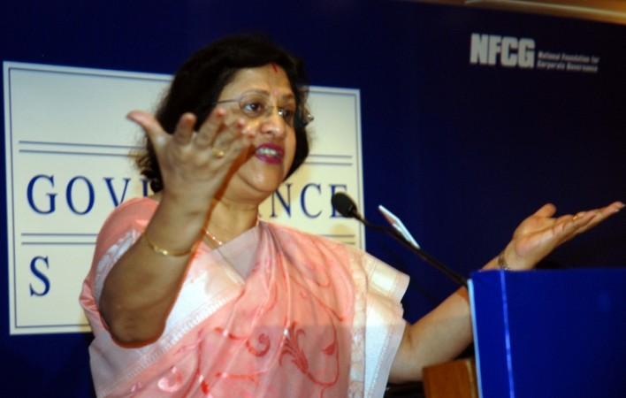 sbi chairman arundhati bhattarcharya, sbi chief on farm loan waiver, privilege motion against sbi chief in maharashtra, bjp, shiv sena, devendra fadnavis government, politics in maharashtra