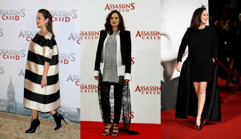 (L to R) Marion Cotillard in December, Marion Cotillard clicked on December 8 and Marion Cotillard clicked in November. Marion Cotillard