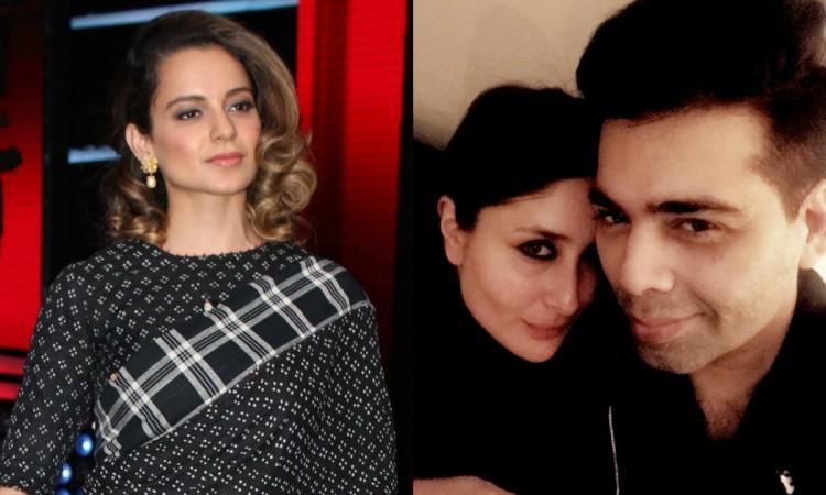 Kangana Ranaut, Kareena Kapoor Khan, Karan Johar Kangana Ranaut, Kareena Kapoor, Karan Johar