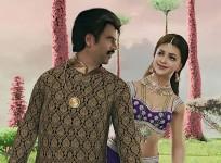 Deepika Padukone with Rajinikanth
