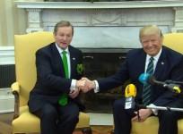 Thats a good grip!: Watch Irish PMs reaction to Donald Trump handshake