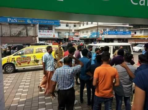 Angamaly Diaries team in Muvattupuzha. Angamaly Diaries