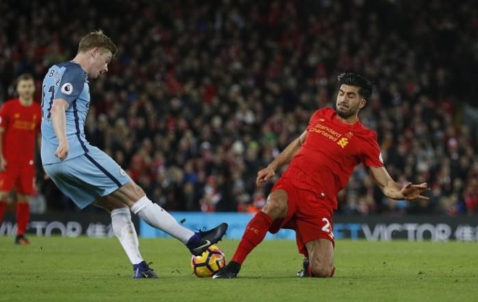 A close encounter on the cards? Manchester City vs Liverpool, Emre Can, Kevin de Bruyne, Premier League.