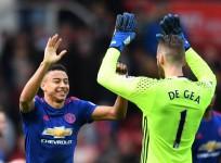 Jesse Lingard , David De Gea, Premier League, Manchester United, Middlesbrough, Jose Mourinho,