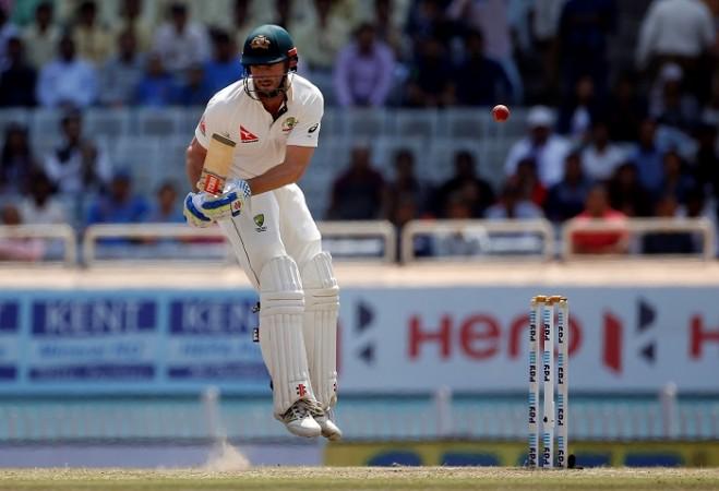 Shaun Marsh evades a short delivery on day five of the third Test, March 20, 2017 Shaun Marsh, Australia, India, 3rd Test, final day
