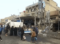 Car bomb blast kills at least 23 in south Baghdad as Isis retaliate for Mosul gains