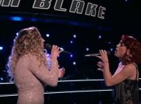 Ashley Levin and Casi Joy perform on The Voice USA 2017 Season 12