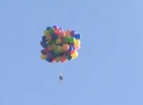 Canadian man aims to fly into space using helium balloons