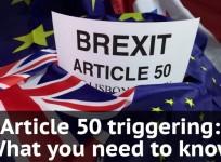 Triggering Article 50: What you need to know