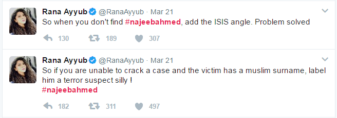 najeeb ahmed missing