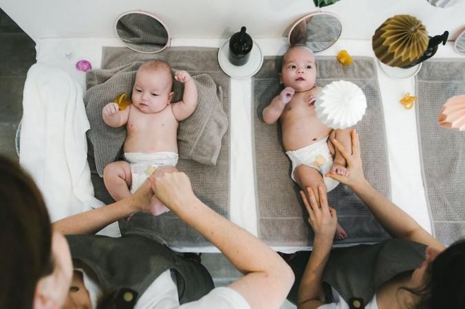 Babies having a massage session at the spa. Baby Spa Perth, baby, spa, cute,