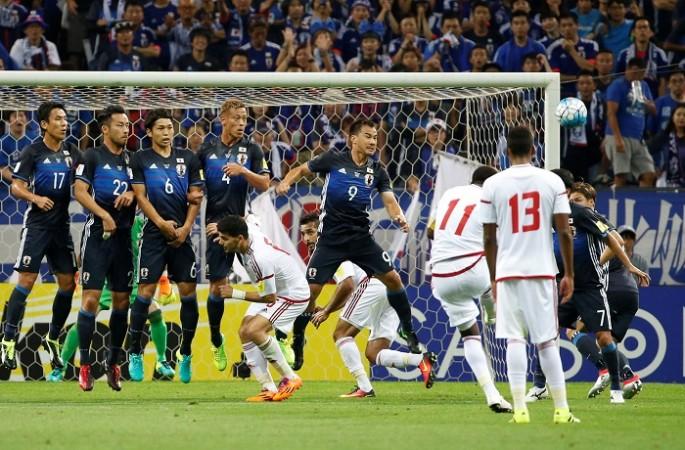 UAE beat Japan in the reverse fixture on September 1, 2016 Japan, UAE, World Cup, qualifiers, Asia