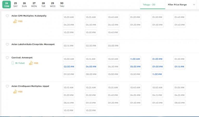 As per BookMyShow, most of the shows of Katamarayudu have been sold out in Hyderabad for its opening day Katamarayudu, Pawan Kalyan, Shruti Haasan