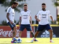 Ezequiel Lavezzi, Lionel Messi, Sergio Aguero, Argentina, Chile