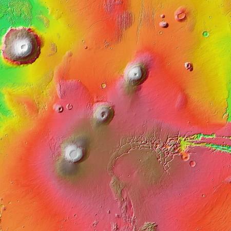 Mars, space, nasa, Tharsis,