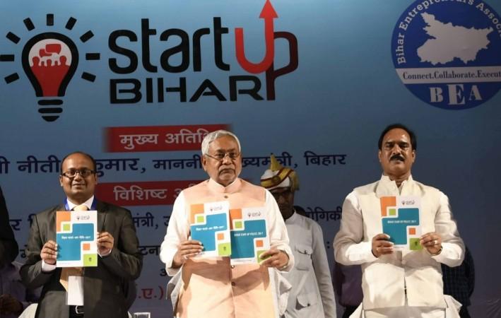 Bihar Chief Minister Nitish Kumar addresses during Startup Bihar in Patna on March 21, 2017. bihar, bihar start up, bihar start up policy 2017, nitish kumar, bihar cm, start ups in india