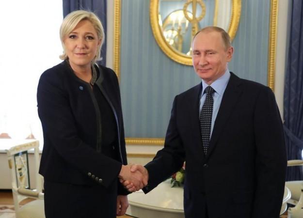 Marine Le Pen meeting with Vladimir Putin. Marine Le Pen-Putin meeting