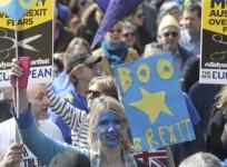 Thousands march through London in Anti-Brexit protest