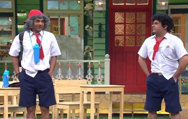 Sunil Grover and Kapil Sharma on sets of The Kapil Sharma Show Kapil Sharma, Sunil Grover, The Kapil Sharma Show