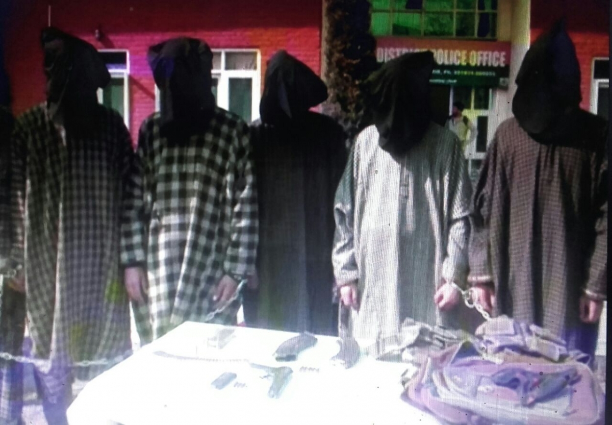 hizbul mujahideen busted, hizbul mujahideen module