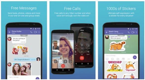 Viber messaging app. Viber