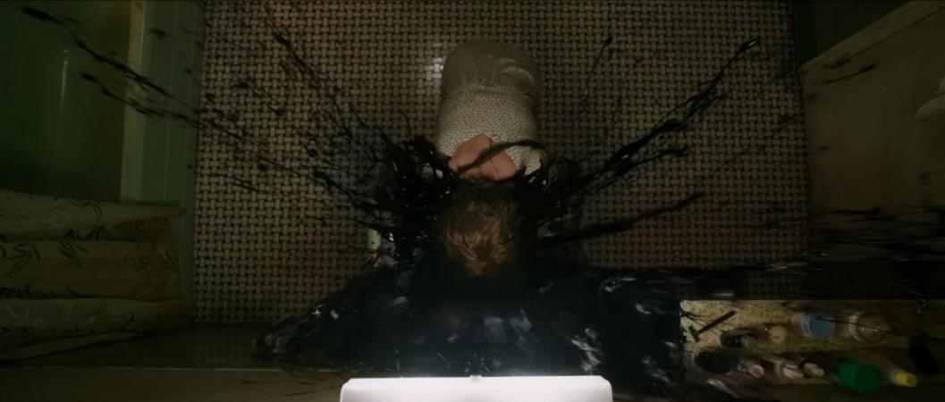 The blood fountain scene in IT movie Stephen Kins's IT movie