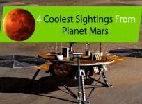 Four coolest sightings from the planet Mars