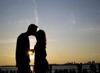 Couple kissing