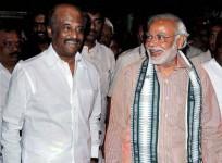 Narendra Modi with Rajinikanth