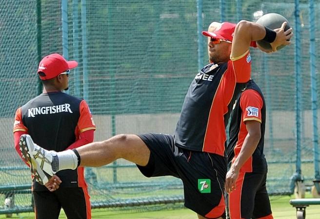 Tymal Mills during a training session for RCB, March 30, 2017 Tymal Mills, RCB, IPL 2017, Mitchell Starc, Player auction