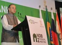 arun jaitley, ndb meeting, indian economy, india gdp growth