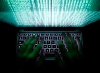A man types on a computer keyboard in this illustration picture