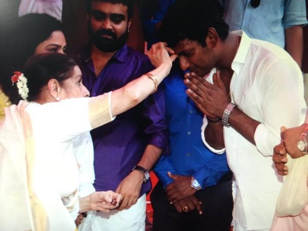 Kanchana at Nadigar Sangam event. Kanchana at Nadigar Sangam event