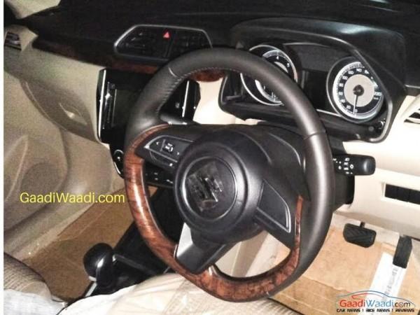 2017 Maruti Suzuki Swift Dzire interior 2017 Maruti Suzuki Swift Dzire interior