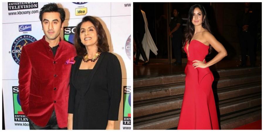 Ranbir Kapoor, Neetu Kapoor and Katrina Kaif