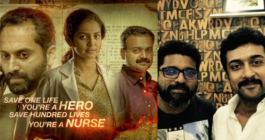 Suriya comments good words on Mahesh Narayanan's Take Off. Take Off, Suriya, mahesh Narayanan