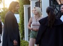 Ali Fazal and Richa Chadha with Paris Jackson