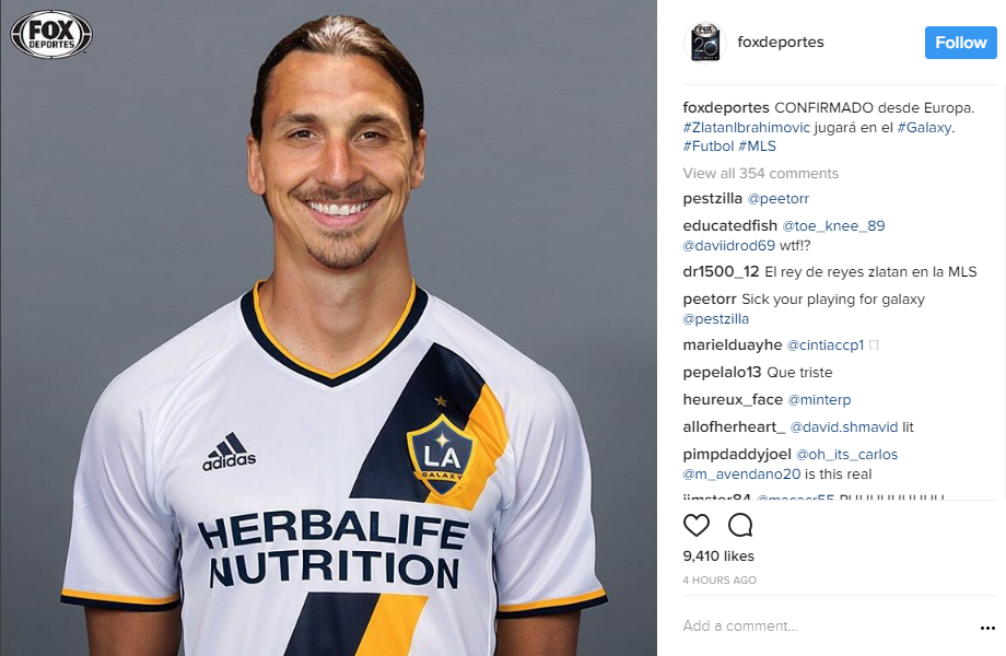 Zlatan Ibrahimovic's LA Galaxy Move Confirmed? This Report Is ...