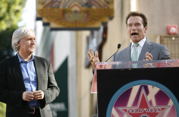 James Cameron (L); Arnold Schwarzenegger (R) Arnold Schwarzenegger & James Cameron