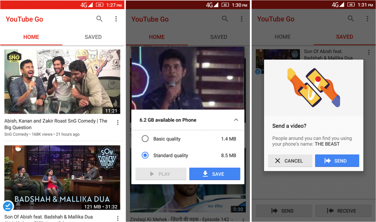 YouTube Go beta available in Google Play Store, users now ...